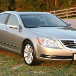 Car model: 2008 Acura RL