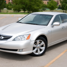 Car model: 2009 Acura RL