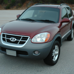 Car model: 2004 Hyundai Tucson