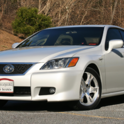 Car model: 2008 Lexus IS250
