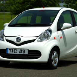 Car model: 2011 Toyota Aygo