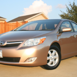 Car model: 2009 Toyota Corolla
